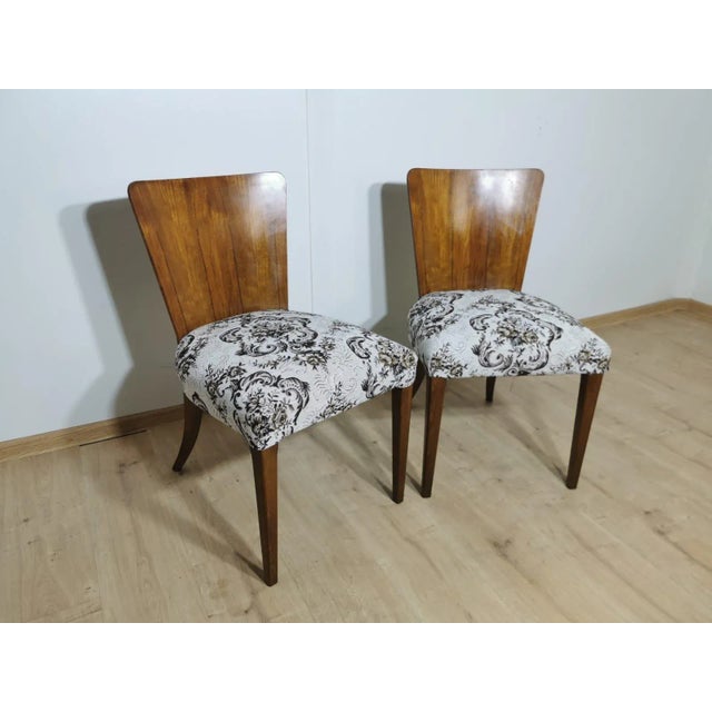 Set of Art Deco Dining Chairs by Jindrich Halabala For Sale - Image 12 of 14