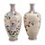 Kyoto Satsuma Moriage Vases in the style of Chikusai, 1890s, Set of 2 For Sale - Image 3 of 15