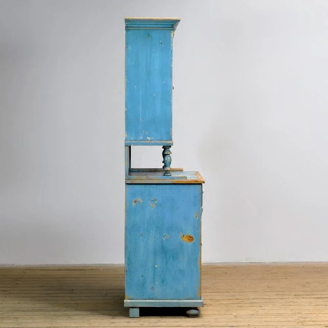 Wood Antique Pine Kitchen Cupboard, 1900s For Sale - Image 7 of 18