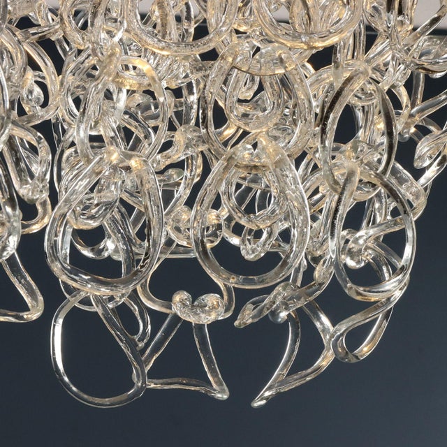 Murano Glass Giogali Lamp by Angelo Mangiarotti for Vistosi, 1960s For Sale - Image 8 of 11