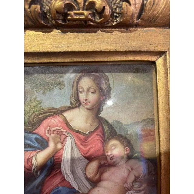 Antonio Allegri, Our Lady with Jesus, 16th Century, Oil on Panel, Framed For Sale - Image 7 of 10