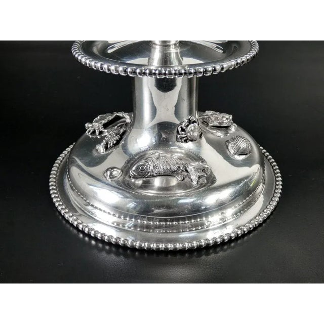 1940s Silver Candlestick by De Vecchi Massera, 800s For Sale - Image 5 of 8