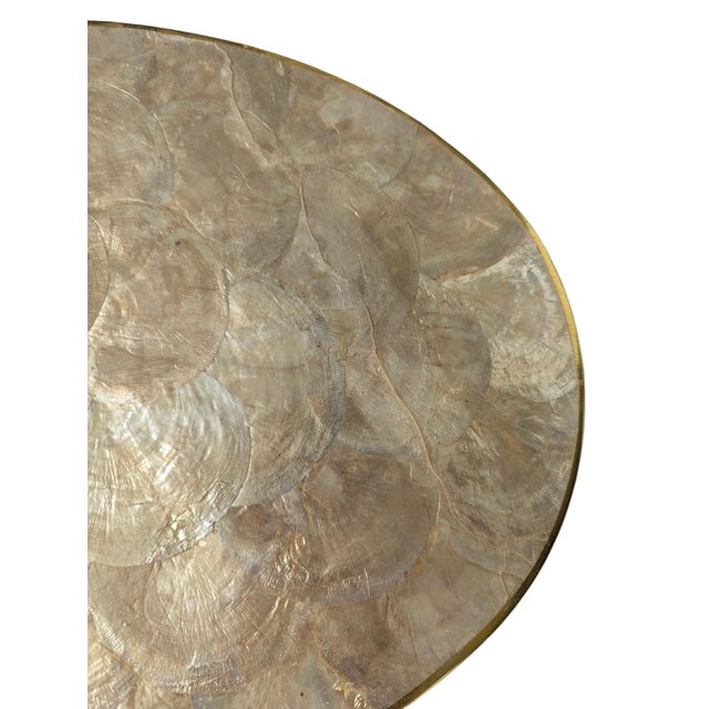 Vintage Hallie St. Mary Capiz Pearl Shell Place Mats- Set of 8 For Sale - Image 17 of 17