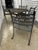 Metal Vintage Wrought Iron Patio Set in the Style of Russell Woodard For Sale - Image 7 of 12