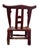 Asian Late 19th Century Qing Dynasty Child’s Chair W/ Heavy Chipping For Sale - Image 3 of 12