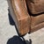 Vintage Barcalounger Saddle Leather Recliner With Continuous Lumbar Support For Sale - Image 18 of 18