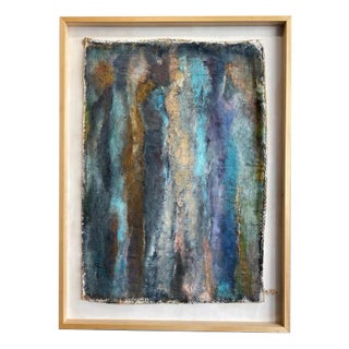 Gilbert Pauli, Recueillir, 2002, Oil on Canvas & Jute For Sale