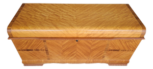 Lane Furniture Art Deco Style Cedar Blanket Chest Trunk