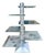 Chrome and Glass Shop Shelf Display Stand, 1970 For Sale