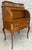 1930s French Louis XV Style Marquetry Bureau With Brass Mounts For Sale - Image 6 of 11
