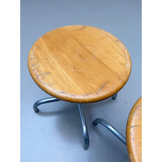 Vintage Industrial Swivel Stool, 1980s For Sale - Image 4 of 15
