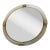 Luxury Round “Torciglione” Gold Murano Glass Wall Mirror in Barovier Style For Sale