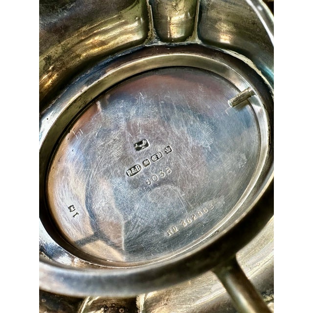 Antique Edwardian Roberts & Belk Silver Kettle on Stand & Burner For Sale - Image 14 of 15