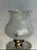 Early 20th Century Early 20th Century Electrified Clear Luster Boudoir Lamps With Frosted Grape Shades - Pair For Sale - Image 5 of 12