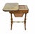 Victorian Games Table Chess Draughts Walnut For Sale - Image 4 of 8