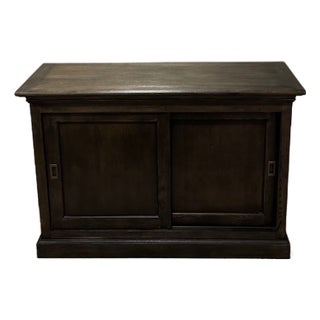 Restoration Hardware 20th Century English Slider Panel Sideboard For Sale
