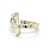 1990s Tiffany & Co Estate Heart Ring Size 4.75 Sterling Silver For Sale - Image 4 of 6
