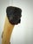 Cabin Vintage Hand-Carved Snake Walking Cane in Wood With Black Spiral Folk Art Design For Sale - Image 3 of 12