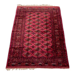Persian Silk Bokhara Rug, 6' X 3' 9" For Sale