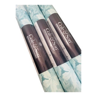 Cole & Son Great Vine Wallpaper Aqua 98/10048 - 3 Euro Rolls For Sale