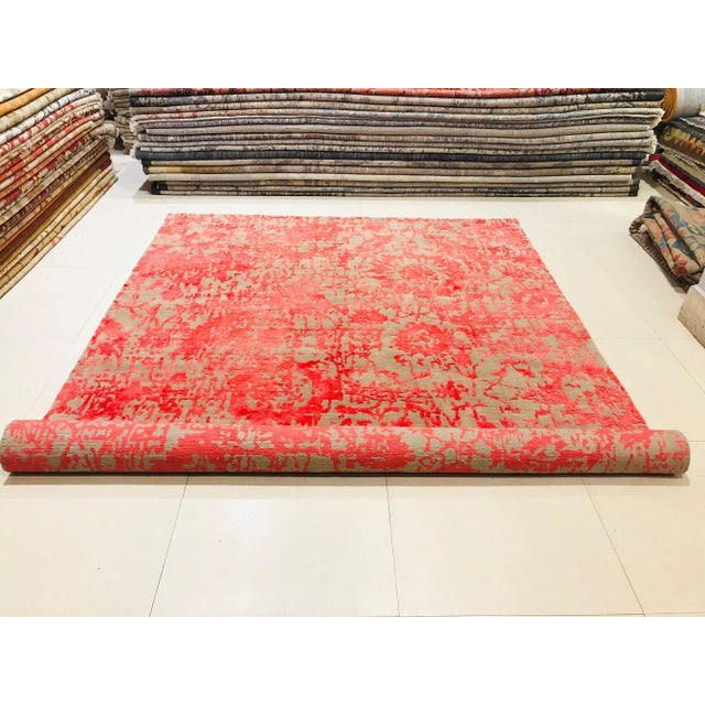 Vintage Tibetan Carpet, 1980s For Sale - Image 14 of 18