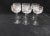 Contemporary 90's Etched Wine Liquor Glasses - Set of 6 For Sale - Image 3 of 11