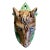Antique 19th Century French Thomas Victor Sergent Horse Head Wall Pocket Bracket Vase Palissy Ware, Circa 1880 For Sale