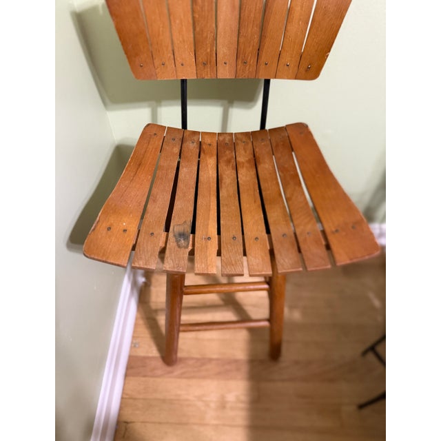 1950s 1950s Attributed to Arthur Umanoff Rare Barstool For Sale - Image 5 of 10