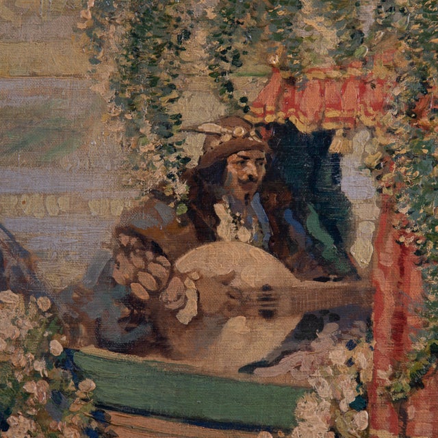 Thomas Hutchinson Peddie, James VI & Mary Queen of Scots, 1942, Oil Paintings on Masonite, Set of 2 For Sale - Image 6 of 14