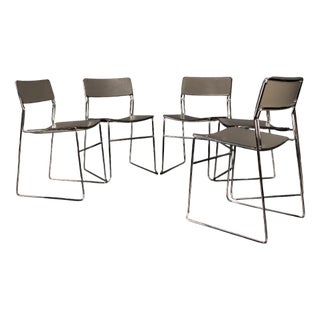 Minimalist Sultana Dining Chair from Arrben, Italy, 1970s For Sale