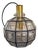 Large Glass and Brass Pendant Light from Limburg, Germany, 1960s For Sale