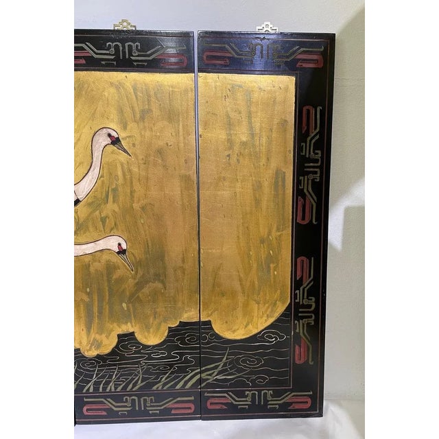 1970s 1970s Wall Mounted Coromandel Screen For Sale - Image 5 of 12