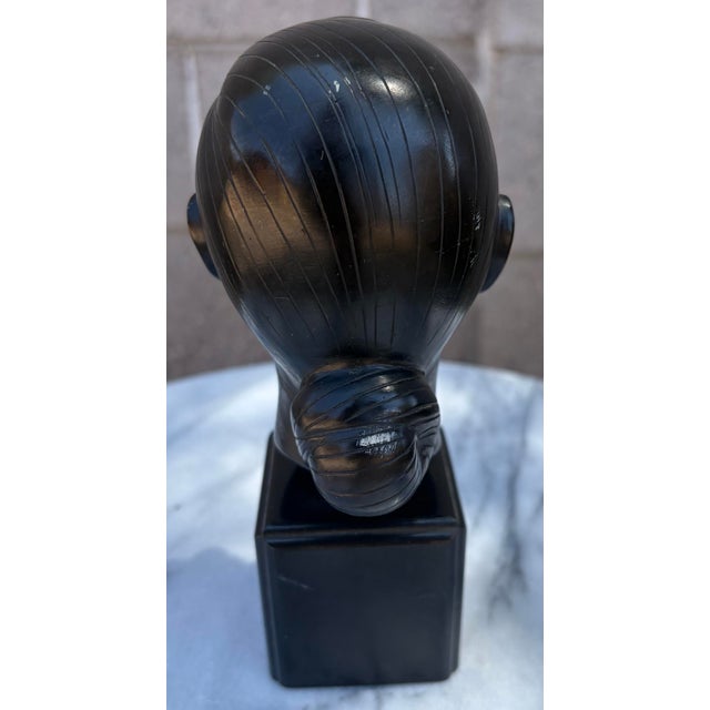 ## Title Mid-Century Modernist Patinated Bronze Bust of a Vietnamese Woman by Nguyen Thanh Le (Saigon, c. 1950s/1960s) ##...