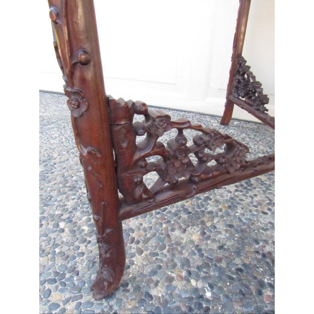 Brown Chinese Hardwood Coffee Table For Sale - Image 8 of 12