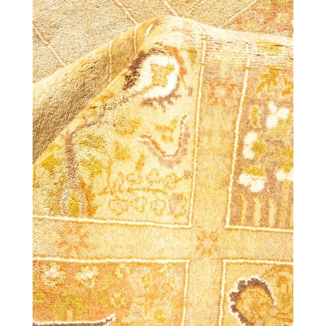 Textile Mogul, One-of-a-Kind Hand-Knotted Area Rug in Ivory, 8' 1" x 10' 2" For Sale - Image 7 of 8