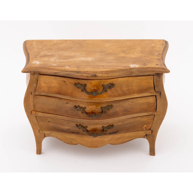 Italian Walnut Miniature Chest of Drawers For Sale In New York - Image 6 of 9