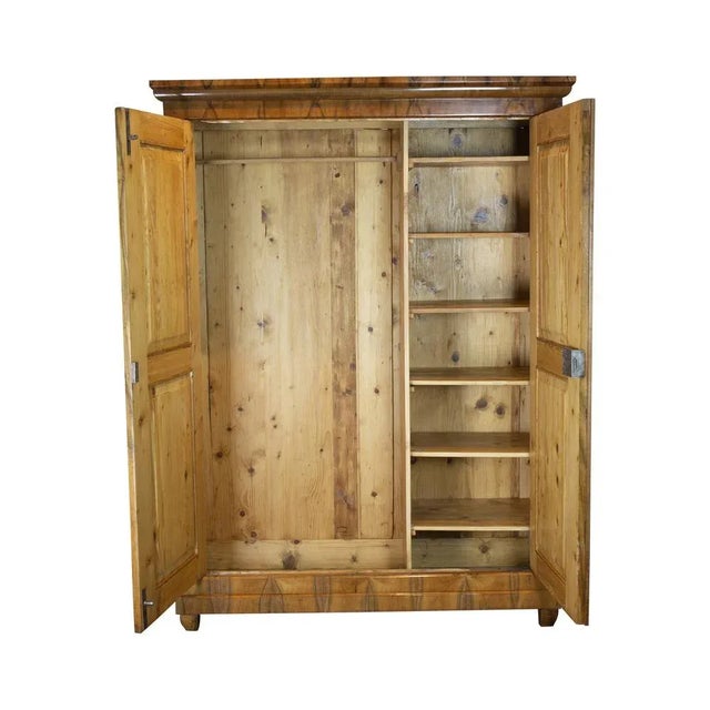 19th Century Biant Command Walnut Wardrobe For Sale - Image 3 of 8