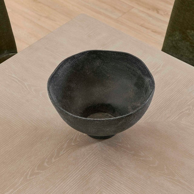 Komorebi Indoor-Outdoor Black Bowl For Sale In Chicago - Image 6 of 9