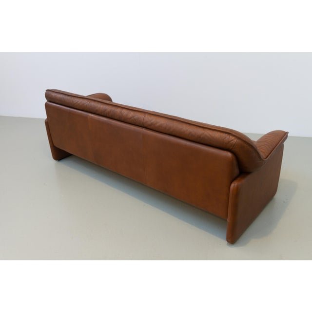 Animal Skin DS-16 3-Seater Sofa in Brown Leather from de Sede, 1970s For Sale - Image 7 of 18