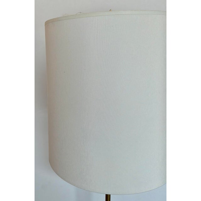 Modern Baker Modern Satin Brass Floor Lamp Prototype For Sale - Image 3 of 5