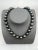 2.25 Ct Diamond Clasp & Natural Black Tahitian Pearl Necklace For Sale - Image 4 of 4