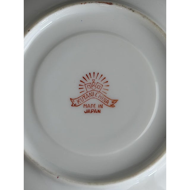 Lithophane Geisha Tea Set for Six from Kutani, 1940s, Set of 15 For Sale - Image 14 of 15