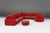1980s Modular Sofa in Red and Patterned Upholstery from Roche Bobois, 1980s For Sale - Image 5 of 18