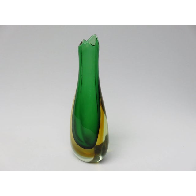 Italian Murano Glass Vases from Murano, 1960s, Set of 2 For Sale - Image 4 of 17