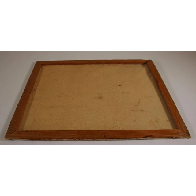 Antique French Oil Painting of Flowers in a Vase For Sale - Image 10 of 13