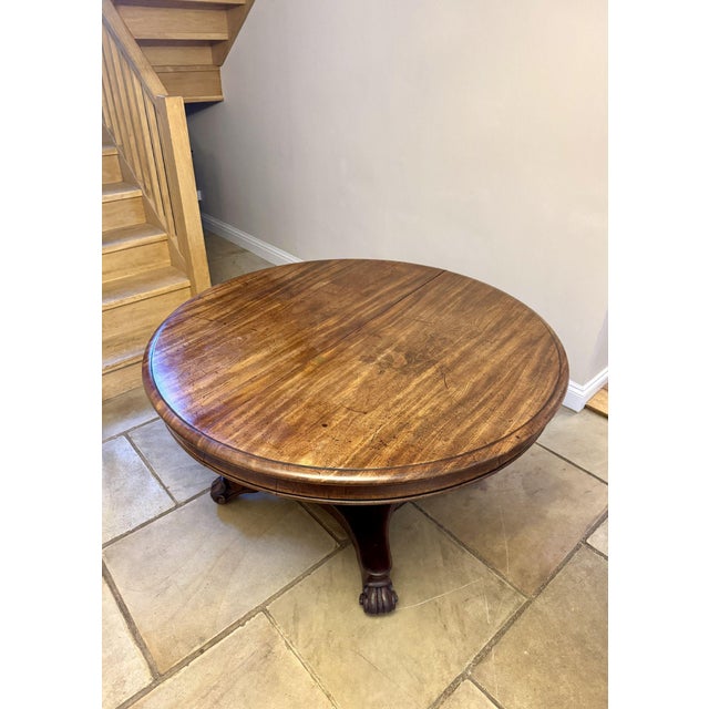 Wood Antique Victorian Mahogany Extendable Dining Table, 1850 For Sale - Image 7 of 10