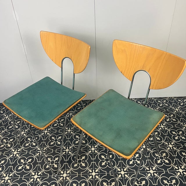 Set of Mikado Dining Chairs by Walter Leeman for Kusch + Co For Sale - Image 10 of 14