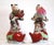 1940s Hand Painted Porcelain Chinese Figuirines on Gourds Bearing Gifts - a Pair For Sale - Image 12 of 12
