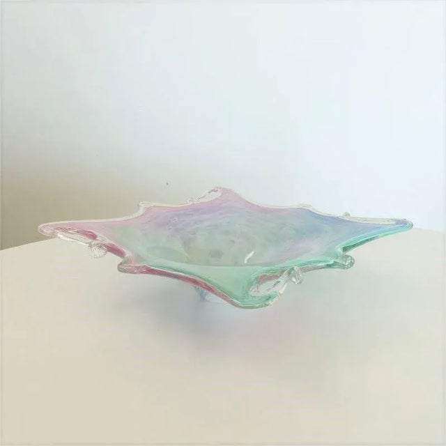 Colorful Glass Bowl, 1950s For Sale - Image 6 of 8