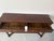 French Empire Style Mahogany Console Table With Herringbone Inlay and Y-Frame Stretcher For Sale - Image 4 of 12